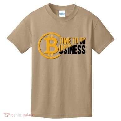 Bitcoin Time To Do Business Kids T-Shirt