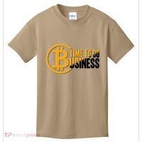 Bitcoin Time To Do Business Kids T-Shirt thumb 0