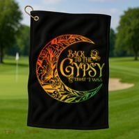 Back To The Gypsy That I Was Apparel Golf Towel thumb 1