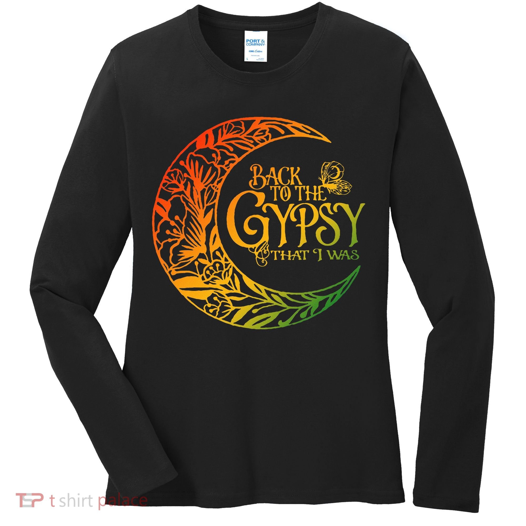 Back To The Gypsy That I Was Apparel Women's Long Sleeve Shirt