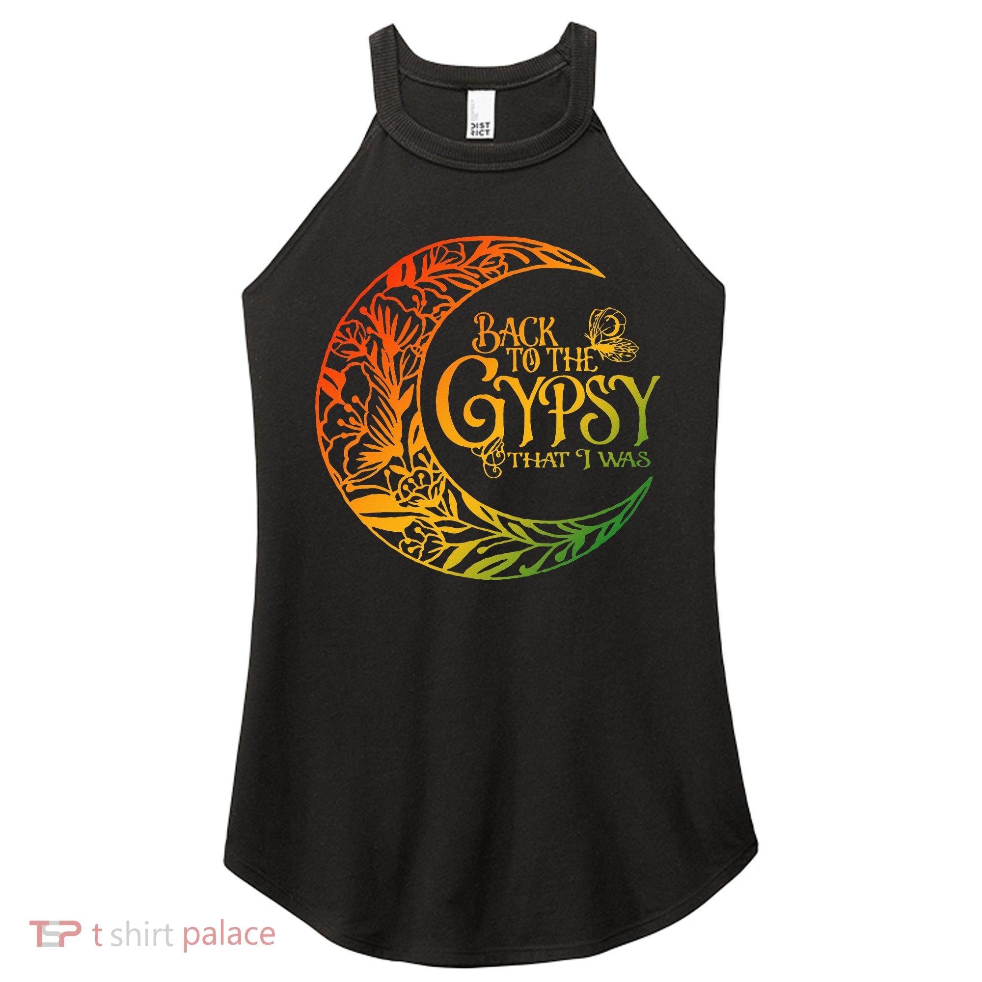 Back To The Gypsy That I Was Apparel Women's Perfect Tri Rocker Tank
