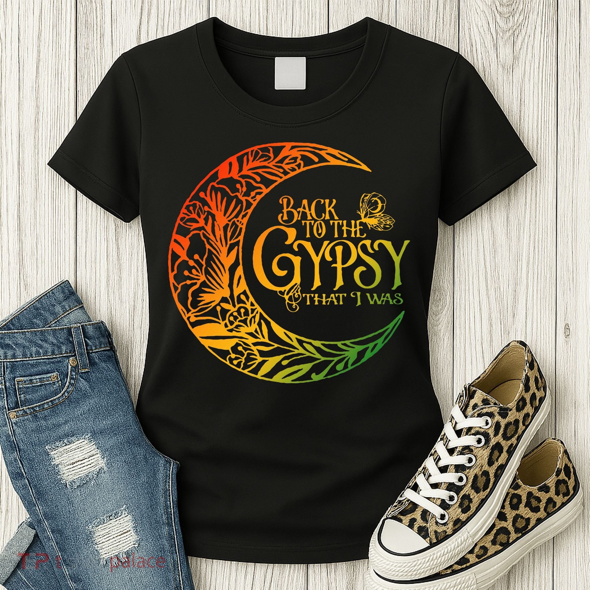 Back To The Gypsy That I Was Apparel Women's T-Shirt