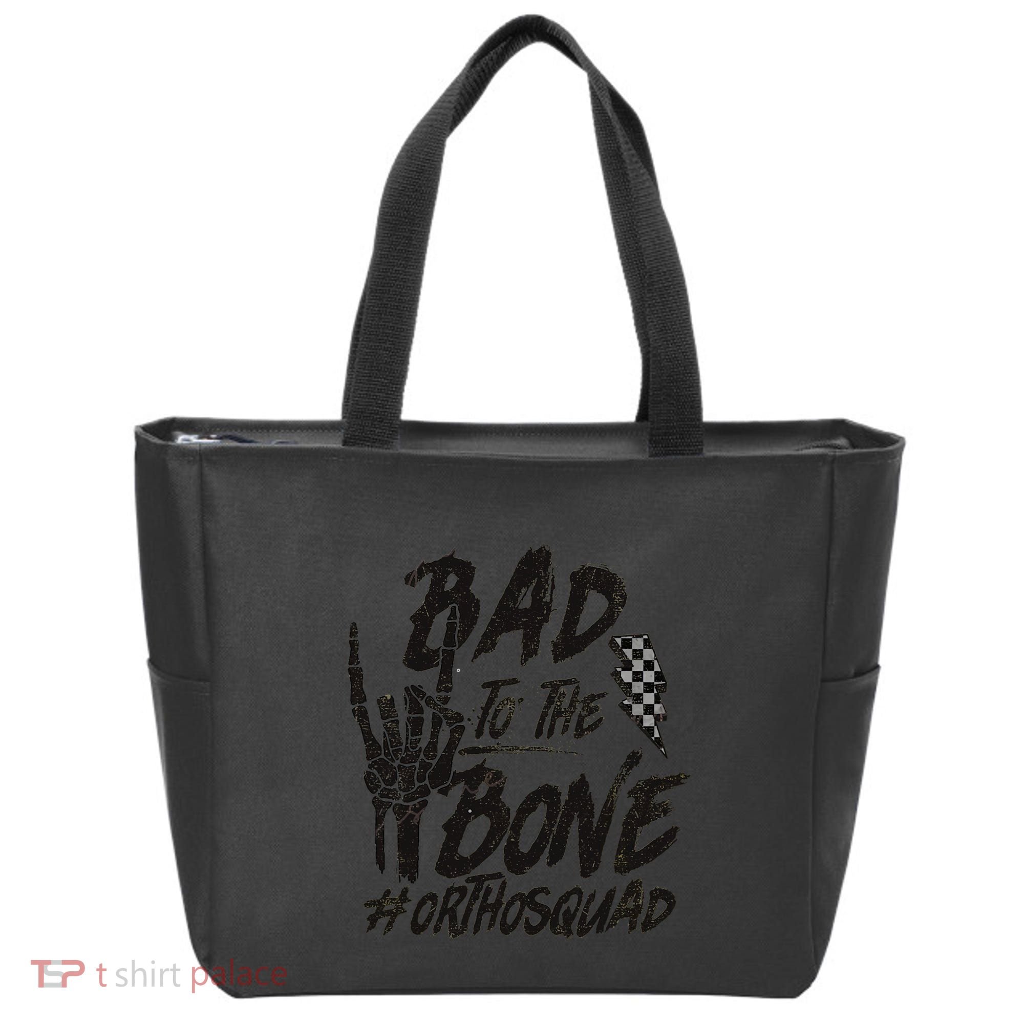 Bad To The Bone Ortho Squad Orthopedic Nurse Trauma Nurse Tote Bag