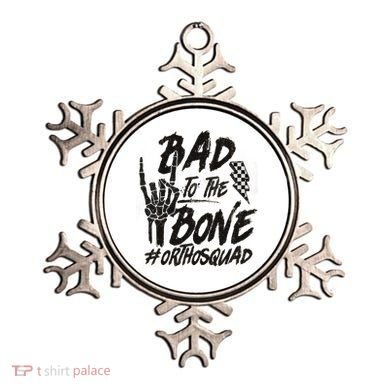 Bad To The Bone Ortho Squad Orthopedic Nurse Trauma Nurse Ornament