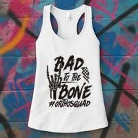 Bad To The Bone Ortho Squad Orthopedic Nurse Trauma Nurse Women's Tank Top thumb 3