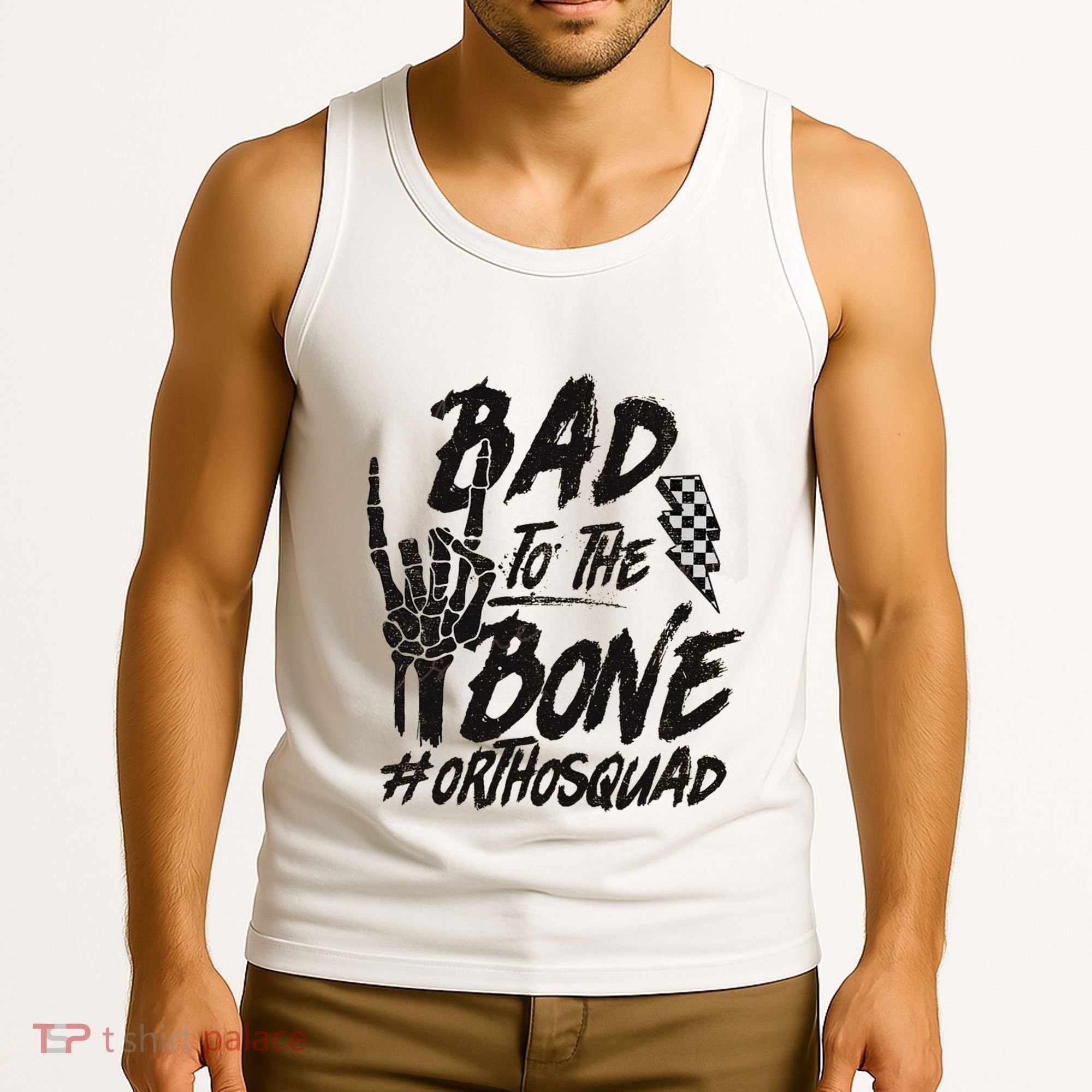 Bad To The Bone Ortho Squad Orthopedic Nurse Trauma Nurse Tank Top