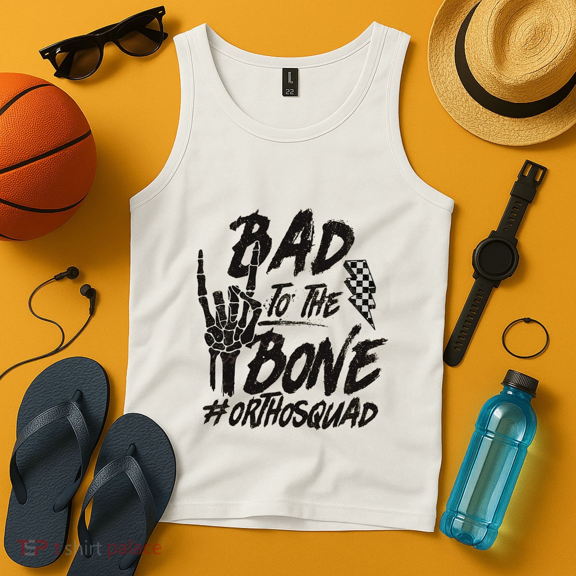 Bad To The Bone Ortho Squad Orthopedic Nurse Trauma Nurse Tank Top