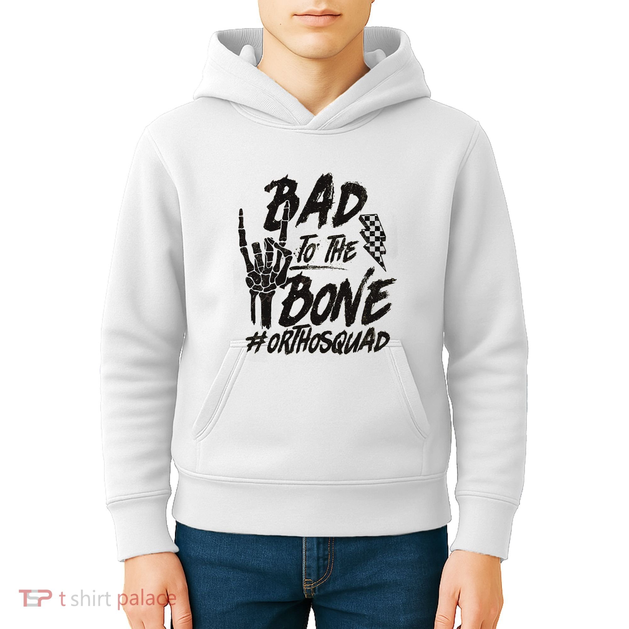 Bad To The Bone Ortho Squad Orthopedic Nurse Trauma Nurse Kids Hoodie