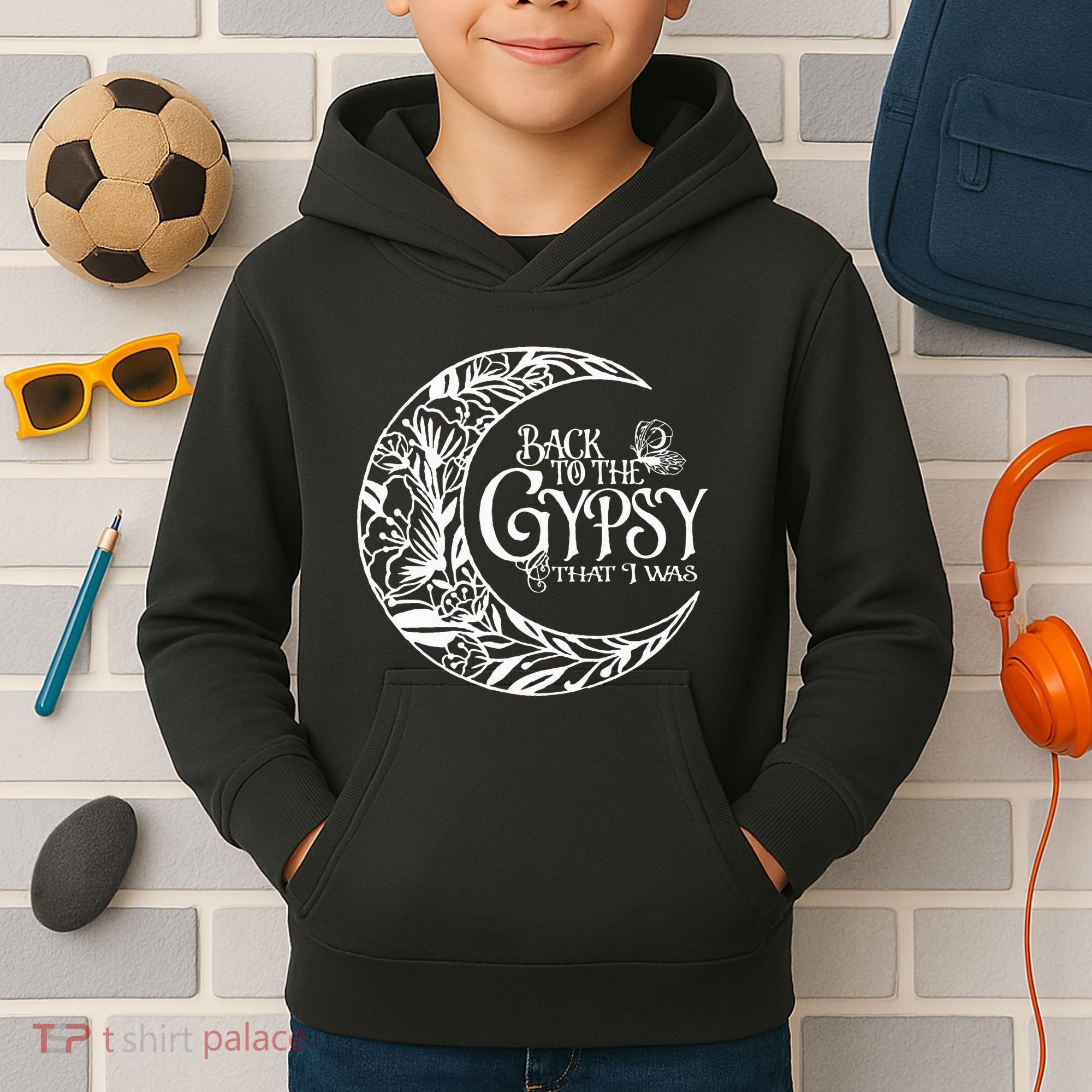 Back To The Gypsy That I Was Kids Hoodie