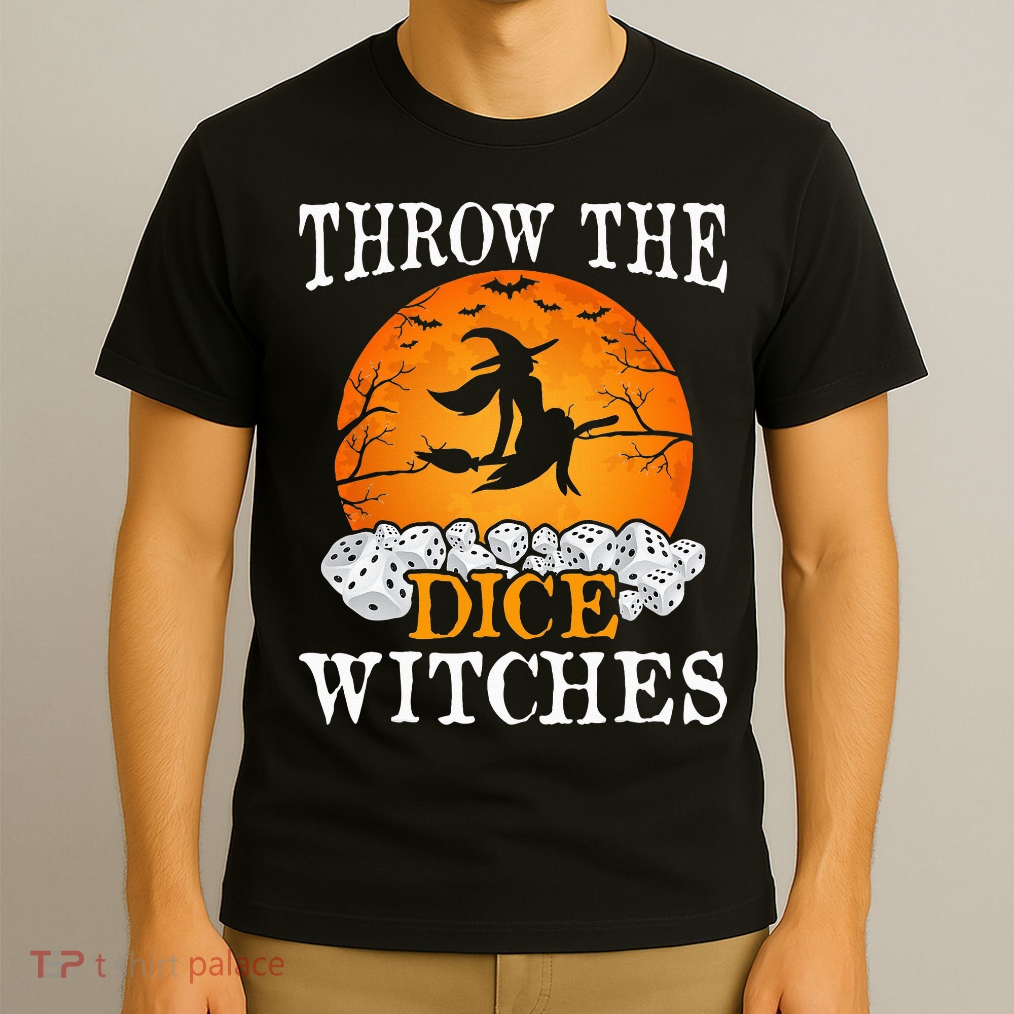 Bunco Throw the Dice Witches Bunco Game Lover Halloween T-Shirt