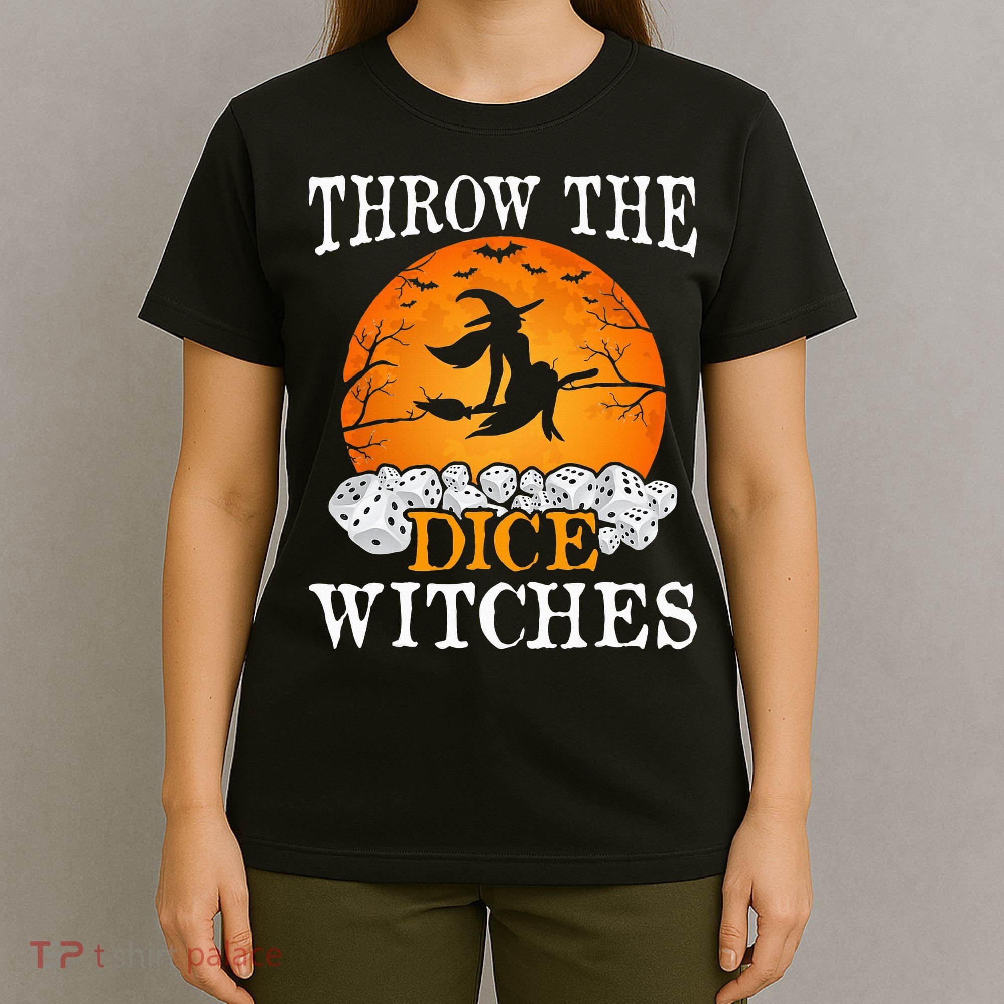 Bunco Throw the Dice Witches Bunco Game Lover Halloween T-Shirt