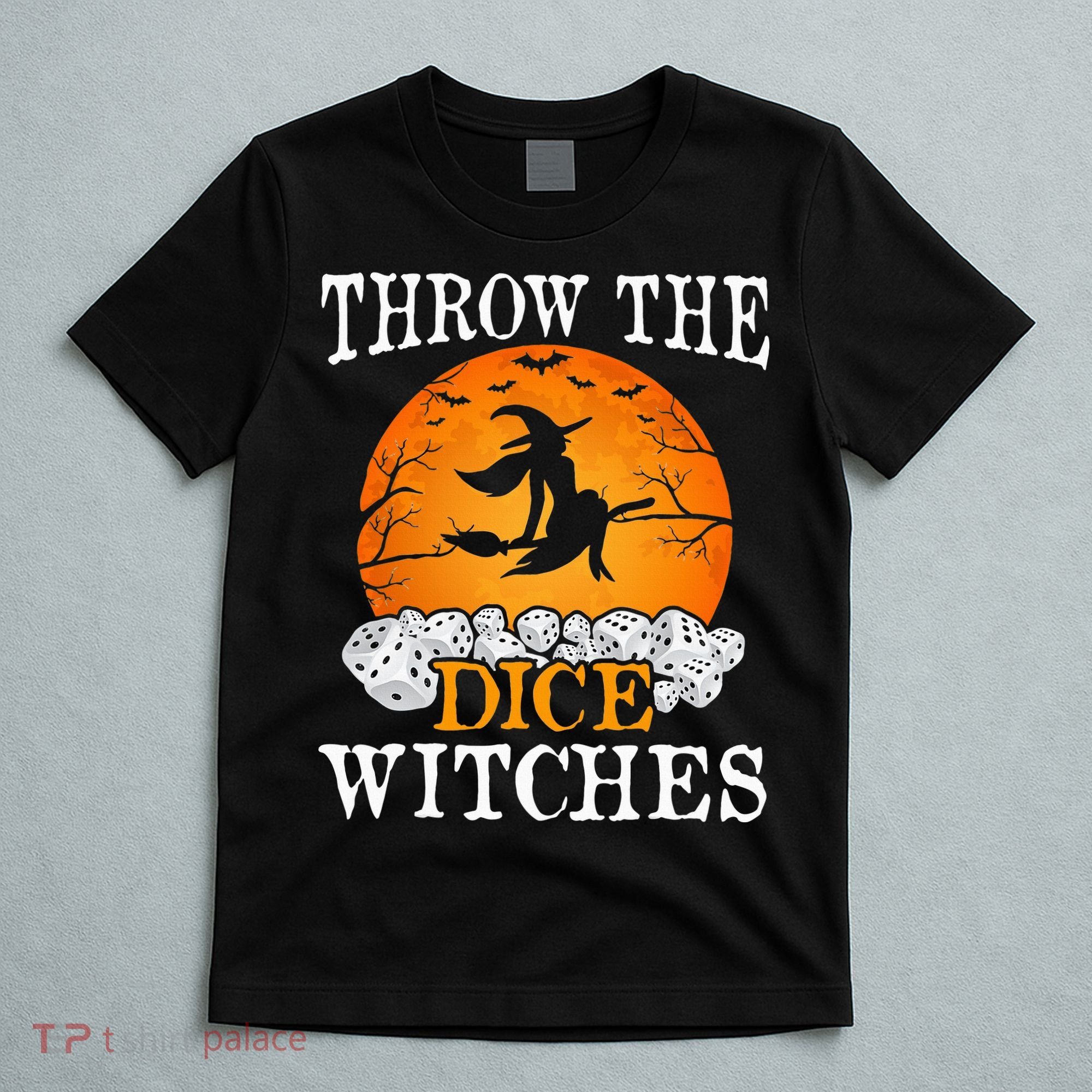 Bunco Throw the Dice Witches Bunco Game Lover Halloween T-Shirt