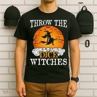 Bunco Throw the Dice Witches Bunco Game Lover Halloween T-Shirt thumb 6