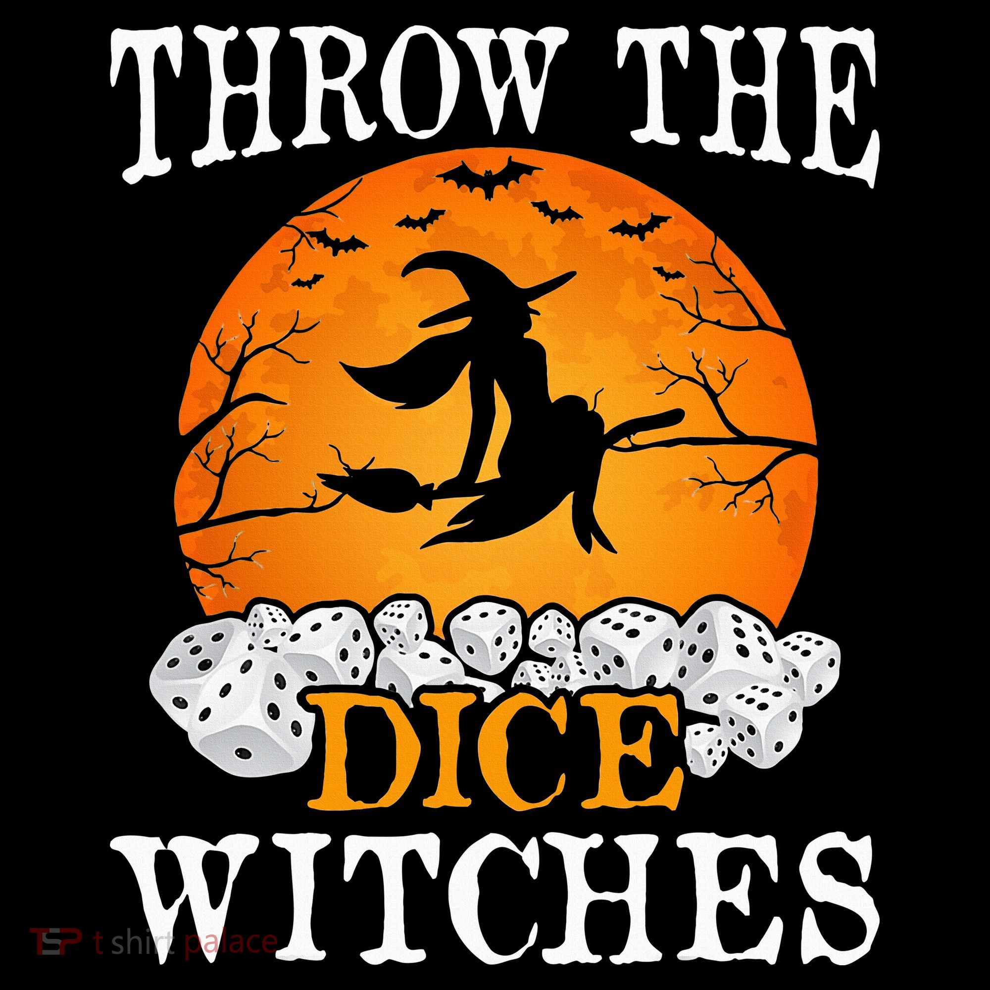 Bunco Throw the Dice Witches Bunco Game Lover Halloween T-Shirt