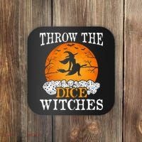 Bunco Throw the Dice Witches Bunco Game Lover Halloween Coaster thumb 0