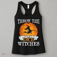 Bunco Throw the Dice Witches Bunco Game Lover Halloween Women's Tank Top thumb 3