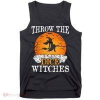 Bunco Throw the Dice Witches Bunco Game Lover Halloween Tank Top thumb 0
