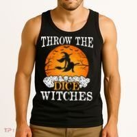 Bunco Throw the Dice Witches Bunco Game Lover Halloween Tank Top thumb 3