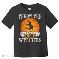 Bunco Throw the Dice Witches Bunco Game Lover Halloween Toddler T-Shirt thumb 0