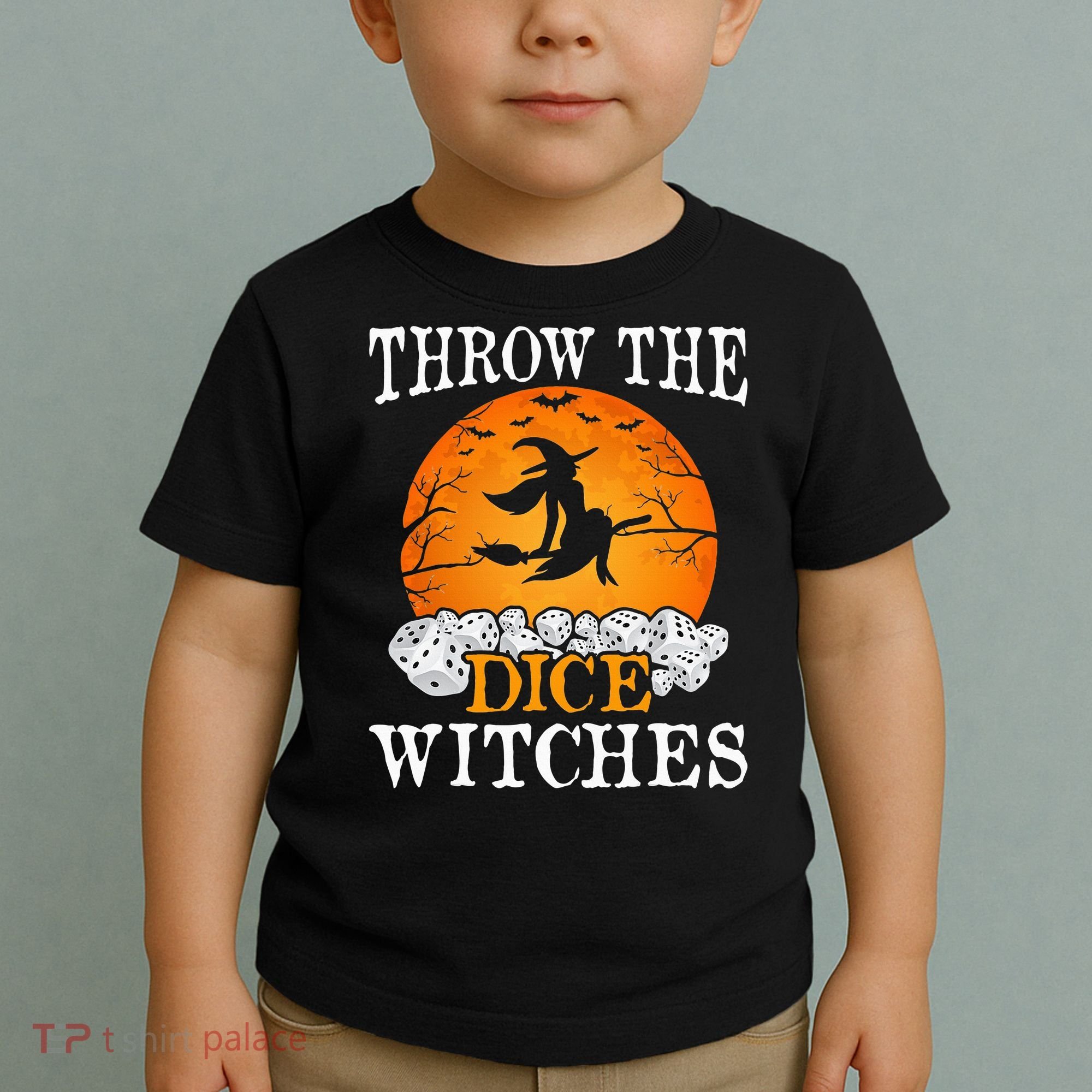 Bunco Throw the Dice Witches Bunco Game Lover Halloween Toddler T-Shirt
