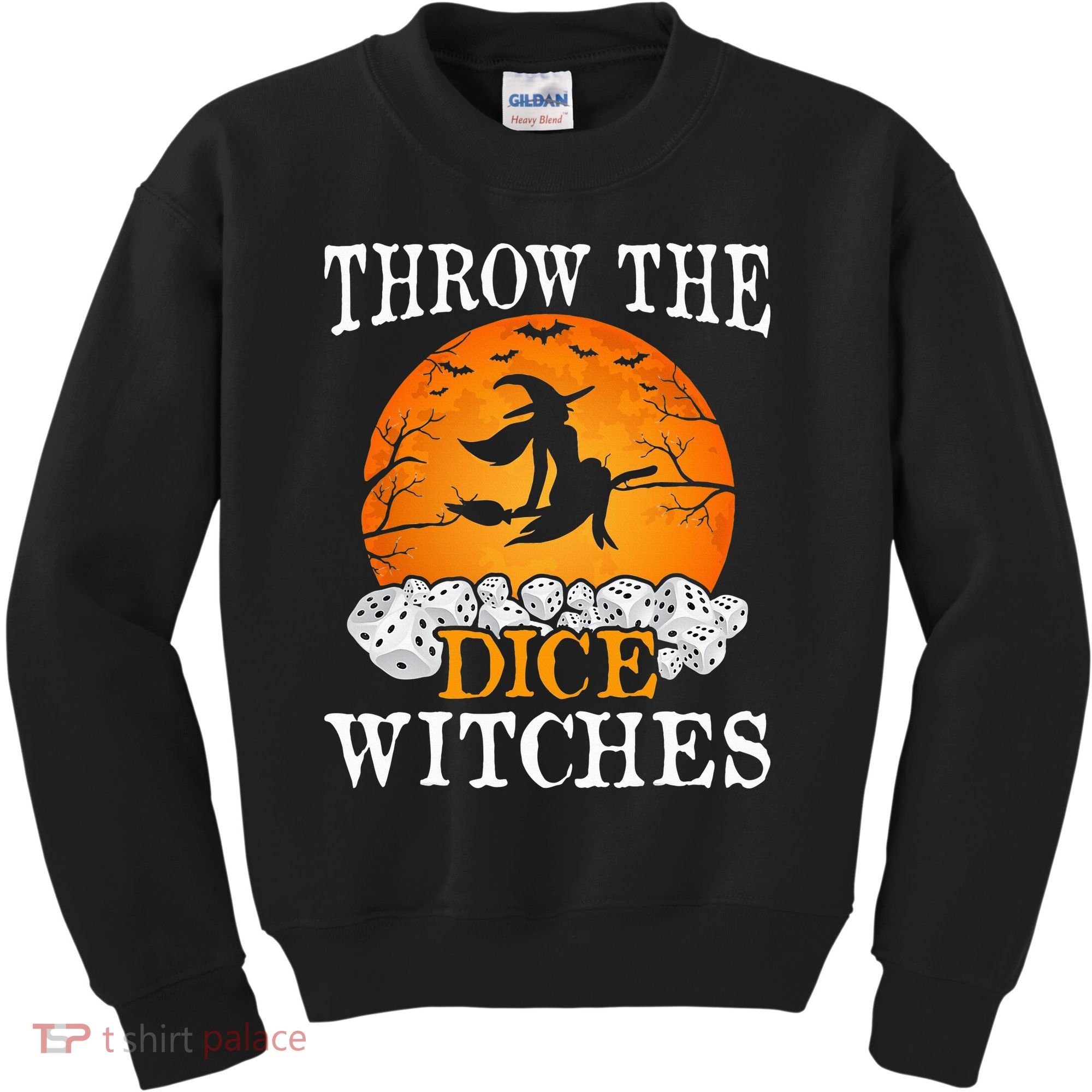 Bunco Throw the Dice Witches Bunco Game Lover Halloween Kids Sweatshirt