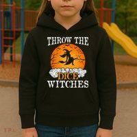 Bunco Throw the Dice Witches Bunco Game Lover Halloween Kids Hoodie thumb 3