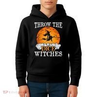 Bunco Throw the Dice Witches Bunco Game Lover Halloween Kids Hoodie thumb 4
