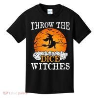 Bunco Throw the Dice Witches Bunco Game Lover Halloween Kids T-Shirt thumb 0
