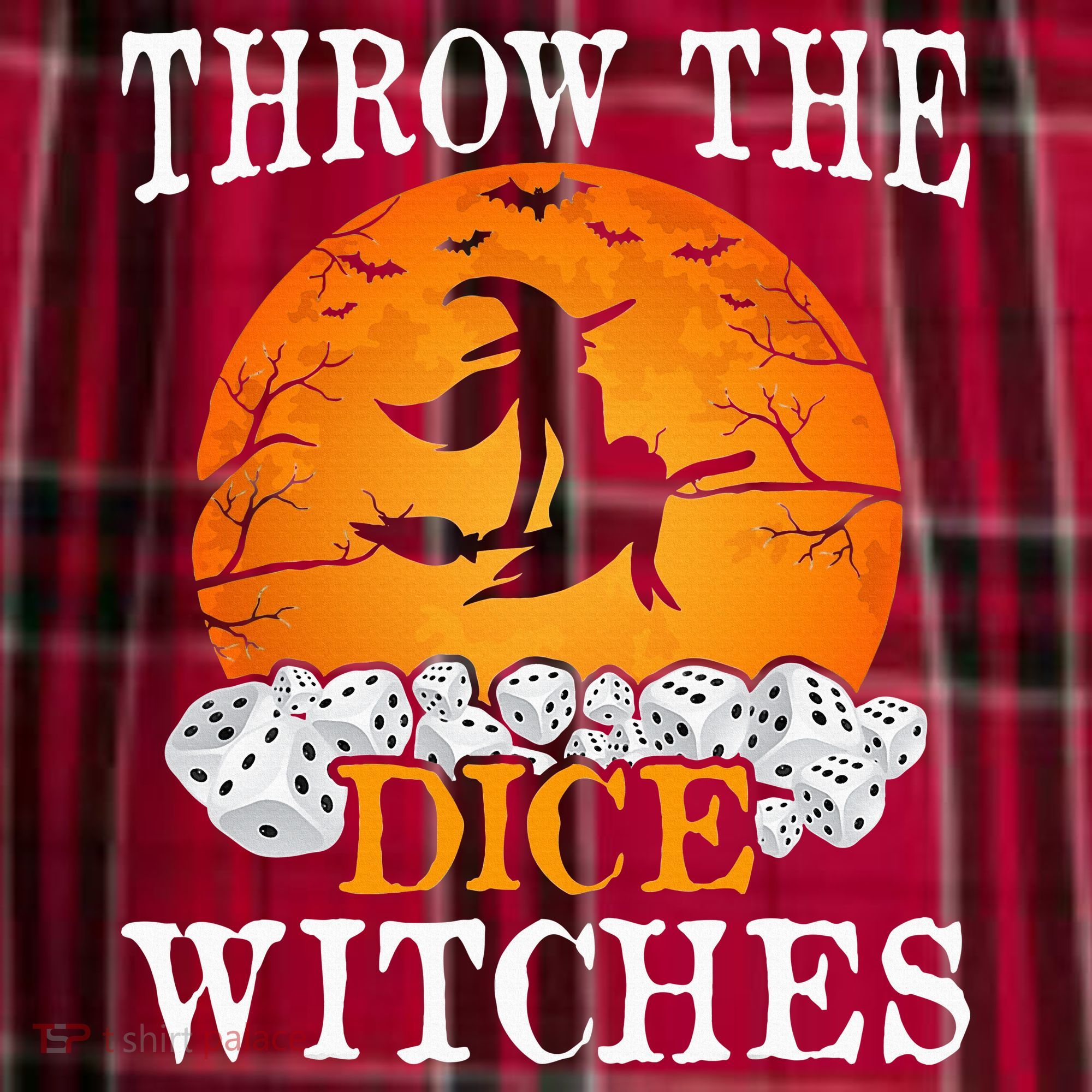 Bunco Throw the Dice Witches Bunco Game Lover Halloween Men's Flannel Plaid Pajama Pants