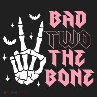 Bad Two The Bone Birthday 2nd 2 Years Old Birthday Women's Sweatshirt thumb 2