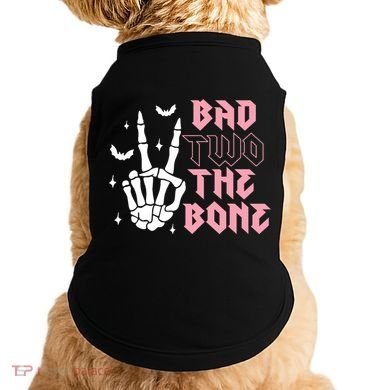 Bad Two The Bone Birthday 2nd 2 Years Old Birthday Doggie Tank