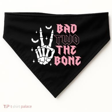 Bad Two The Bone Birthday 2nd 2 Years Old Birthday USA-Made Doggie Bandana