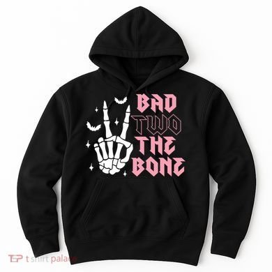 Bad Two The Bone Birthday 2nd 2 Years Old Birthday Hoodie