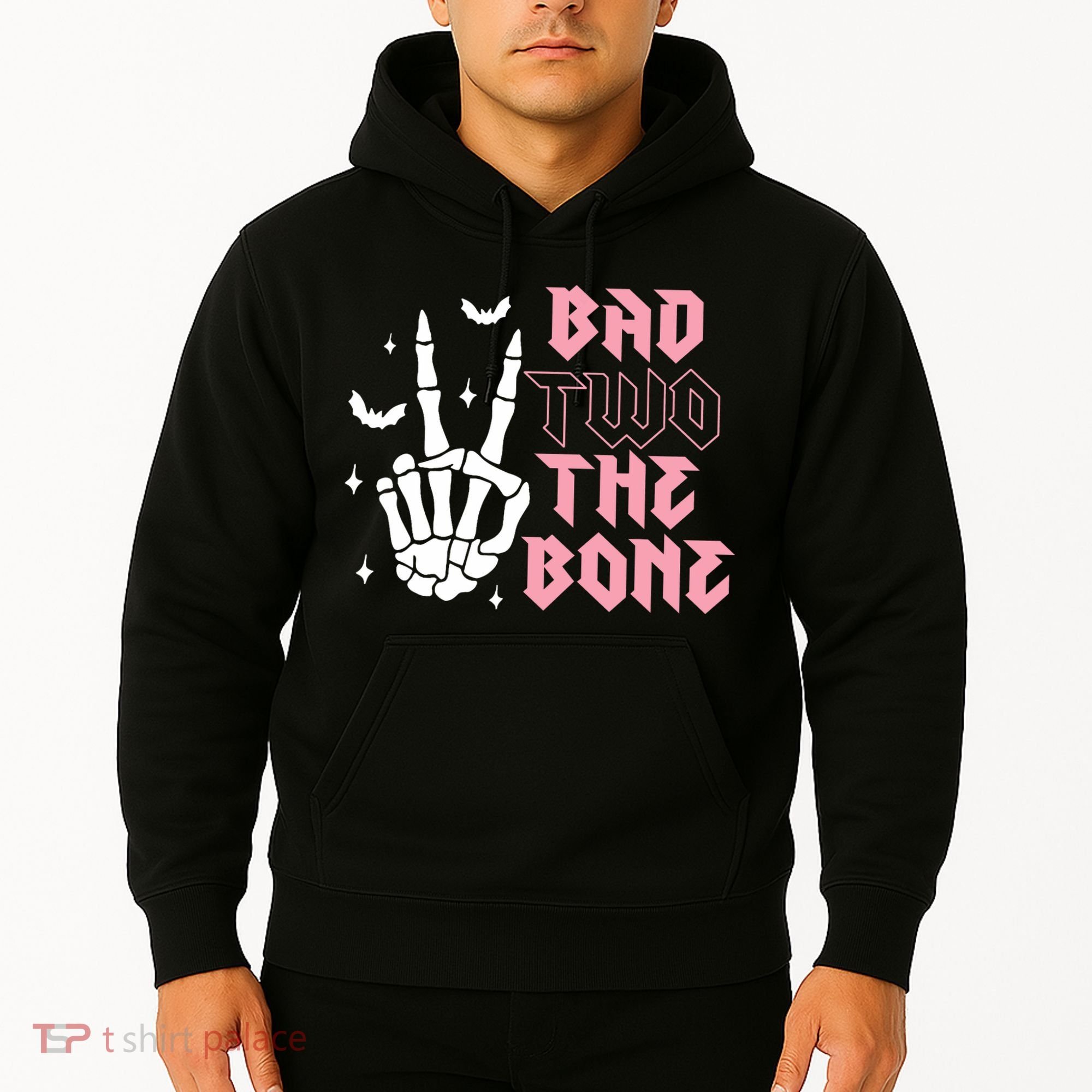 Bad Two The Bone Birthday 2nd 2 Years Old Birthday Hoodie