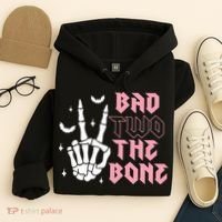 Bad Two The Bone Birthday 2nd 2 Years Old Birthday Hoodie thumb 4