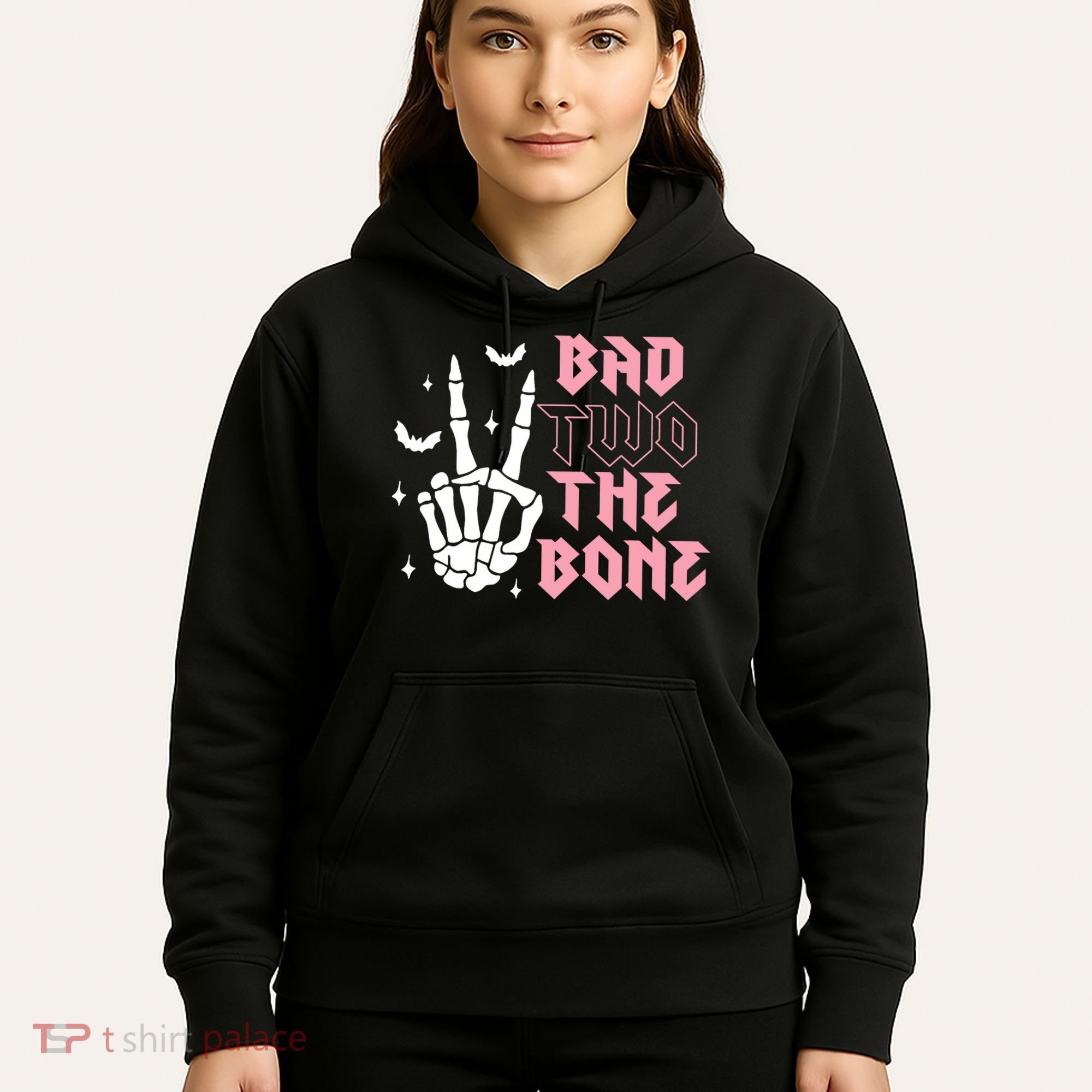 Bad Two The Bone Birthday 2nd 2 Years Old Birthday Hoodie