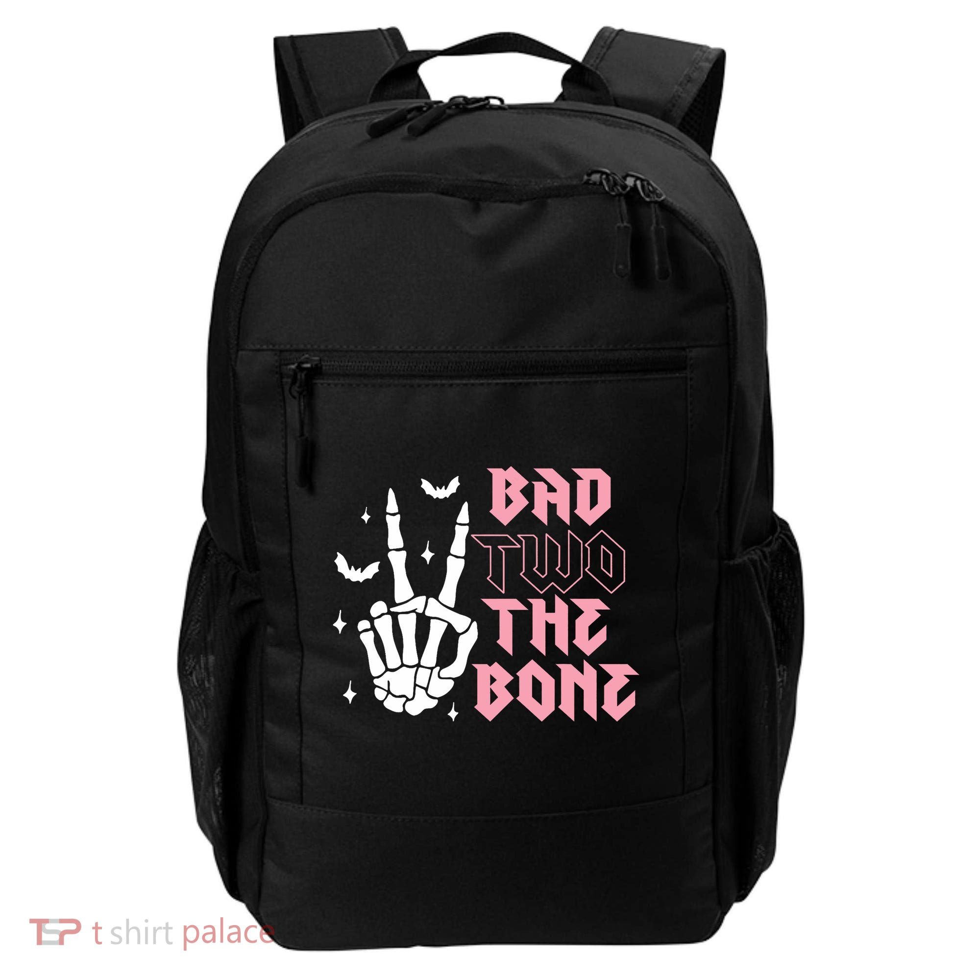 Bad Two The Bone Birthday 2nd 2 Years Old Birthday Backpack