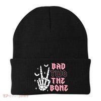 Bad Two The Bone Birthday 2nd 2 Years Old Birthday Beanie thumb 0