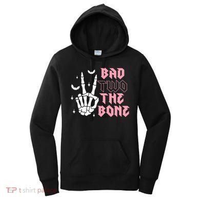 Bad Two The Bone Birthday 2nd 2 Years Old Birthday Women's Hoodie