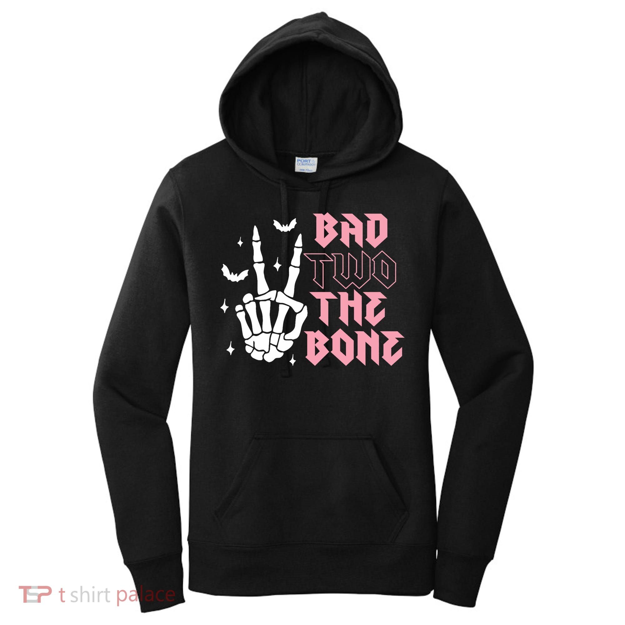 Bad Two The Bone Birthday 2nd 2 Years Old Birthday Women's Hoodie