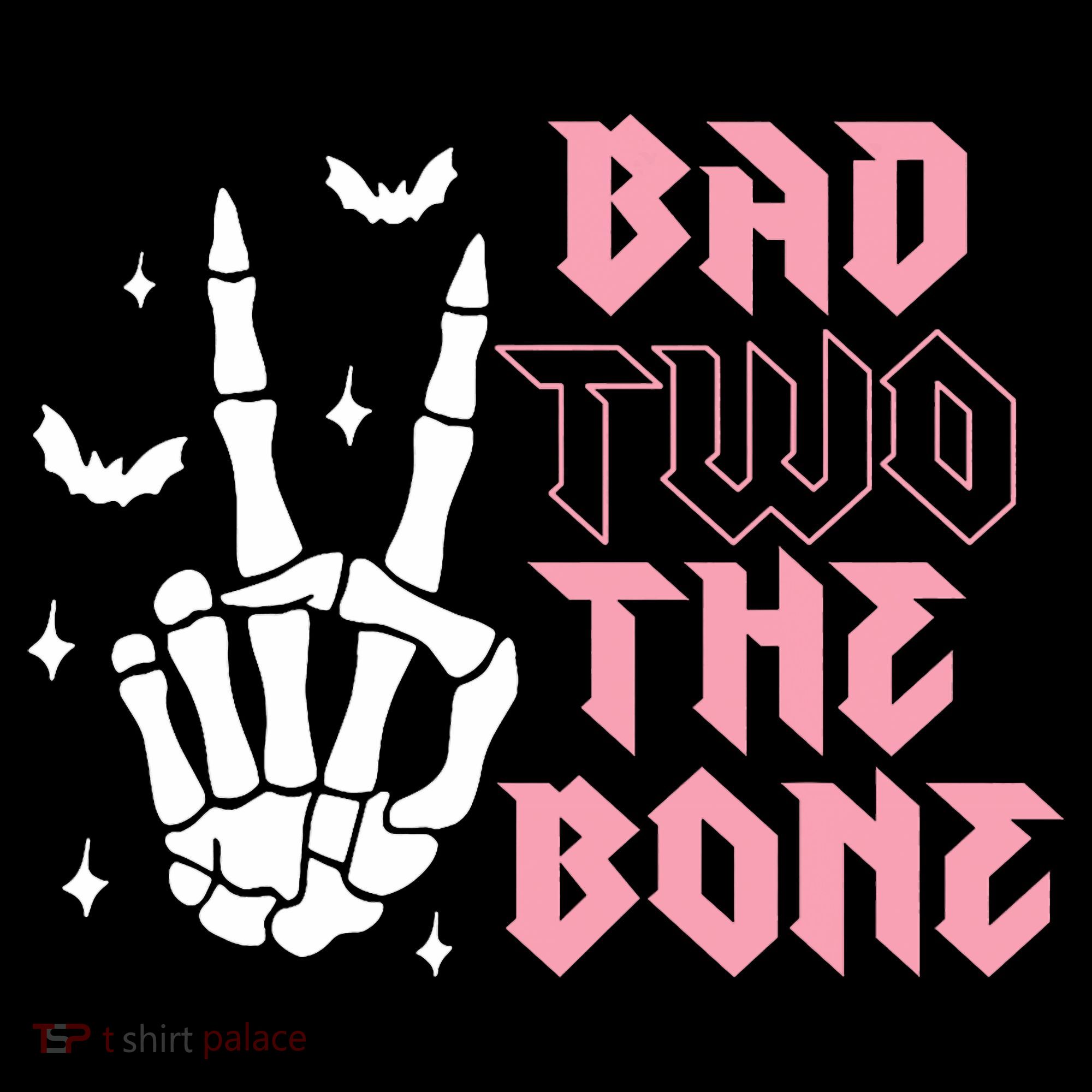 Bad Two The Bone Birthday 2nd 2 Years Old Birthday Women's Hoodie