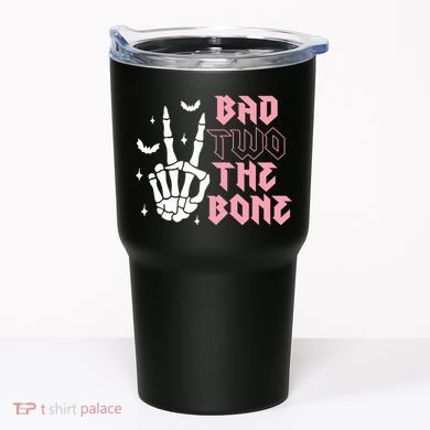 Bad Two The Bone Birthday 2nd 2 Years Old Birthday Tumbler