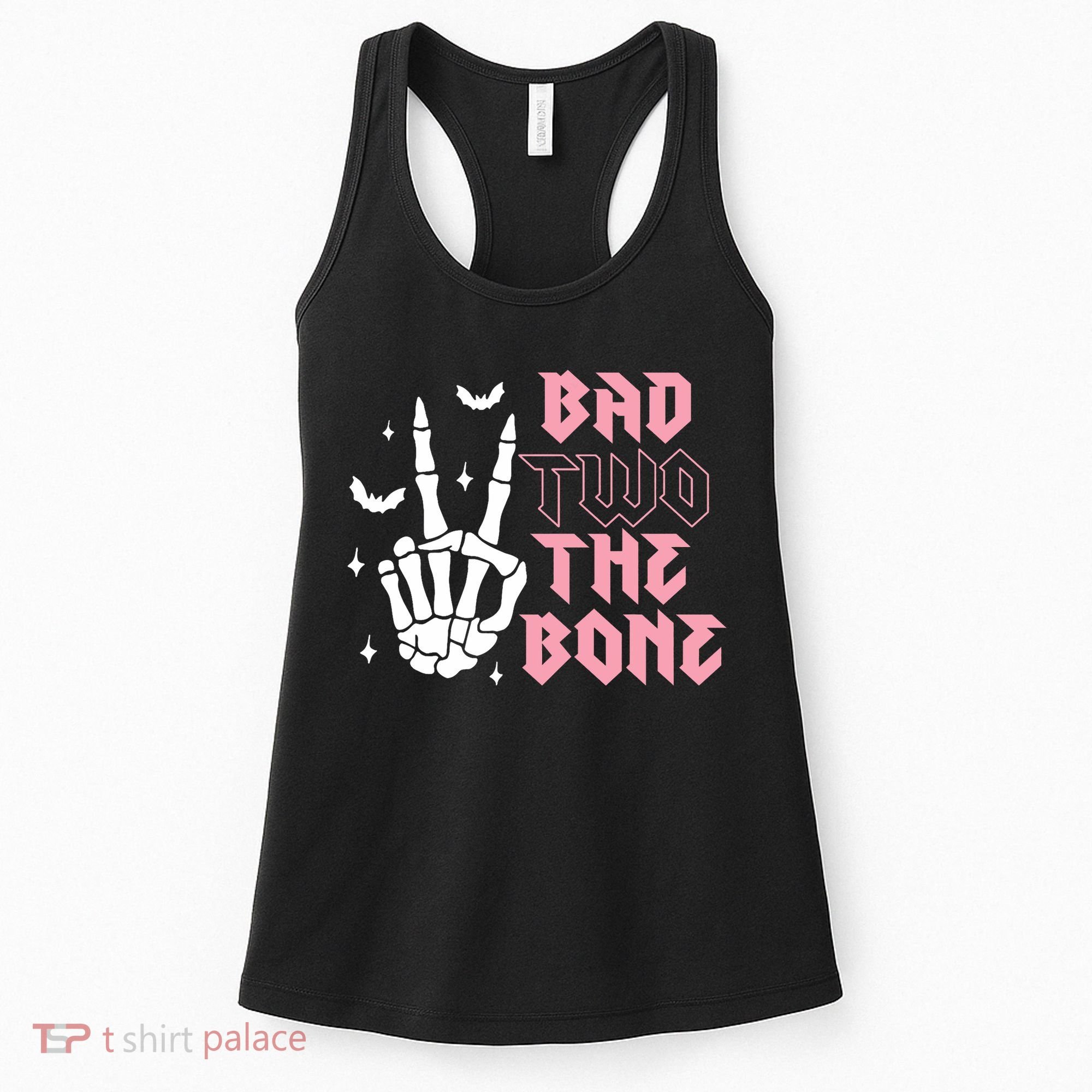 Bad Two The Bone Birthday 2nd 2 Years Old Birthday Women's Tank Top