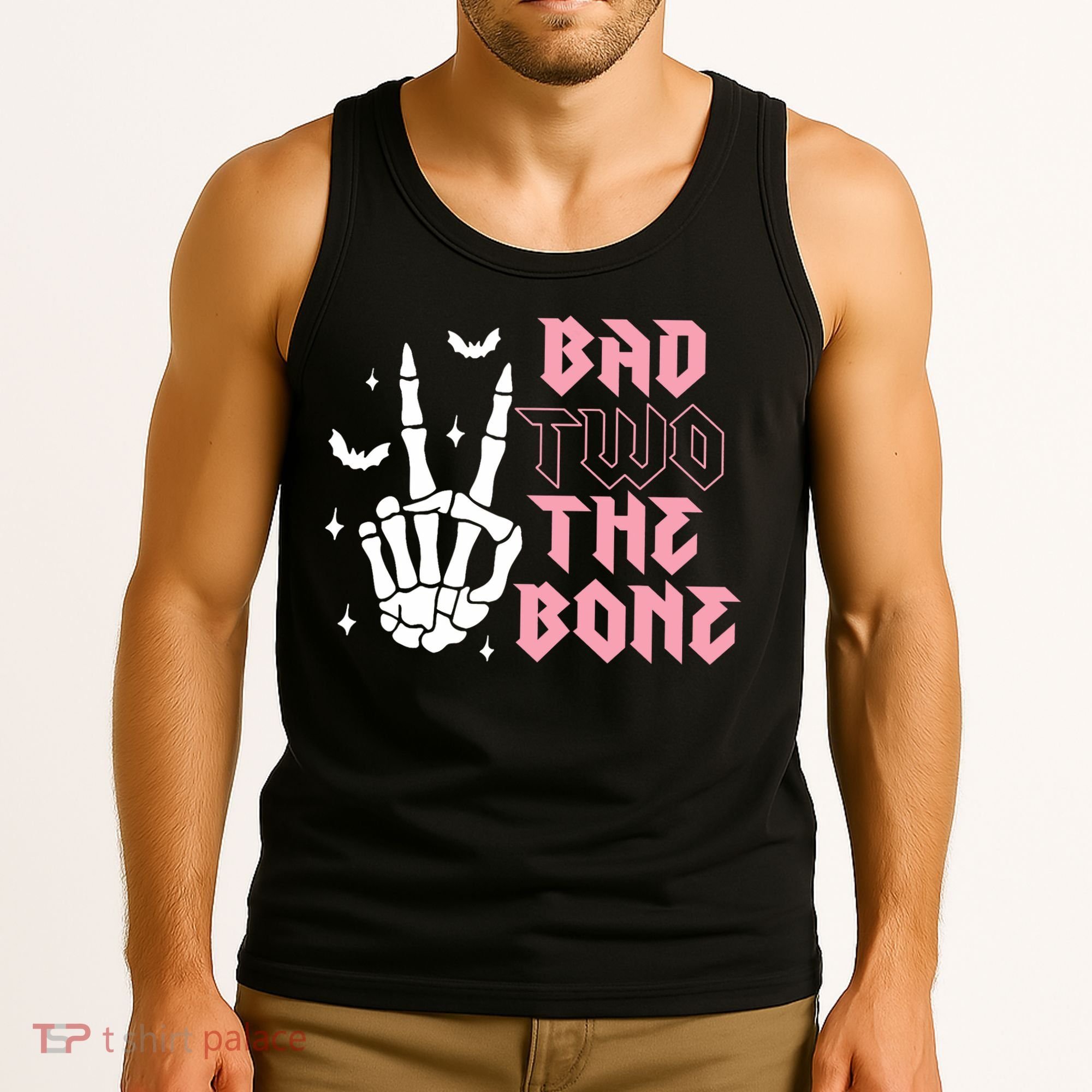 Bad Two The Bone Birthday 2nd 2 Years Old Birthday Tank Top