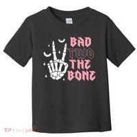 Bad Two The Bone Birthday 2nd 2 Years Old Birthday Toddler T-Shirt thumb 0