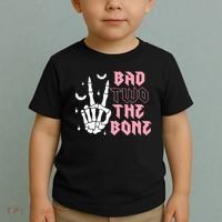 Bad Two The Bone Birthday 2nd 2 Years Old Birthday Toddler T-Shirt thumb 2