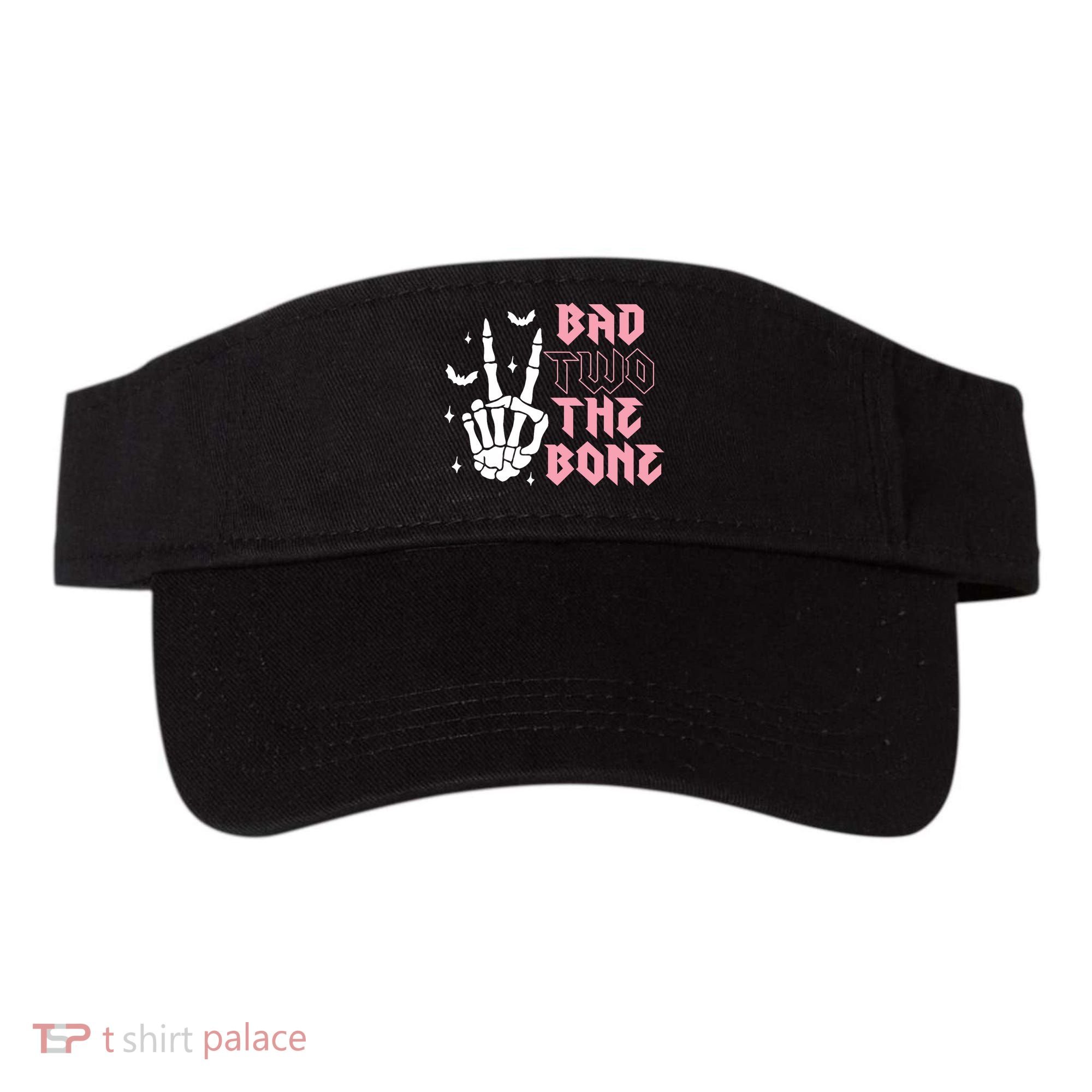 Bad Two The Bone Birthday 2nd 2 Years Old Birthday Visor