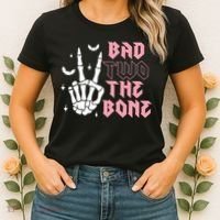 Bad Two The Bone Birthday 2nd 2 Years Old Birthday Women's T-Shirt thumb 2