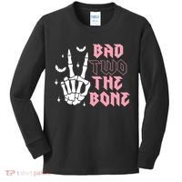 Bad Two The Bone Birthday 2nd 2 Years Old Birthday Kids Long Sleeve Shirt thumb 0