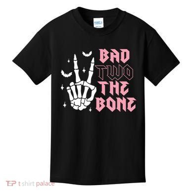 Bad Two The Bone Birthday 2nd 2 Years Old Birthday Kids T-Shirt